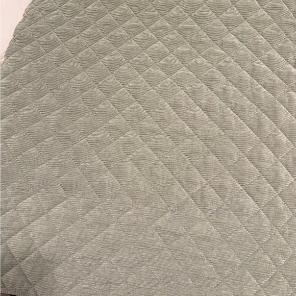 Sage Green Corduroy Pottery Barn Teen Quilt